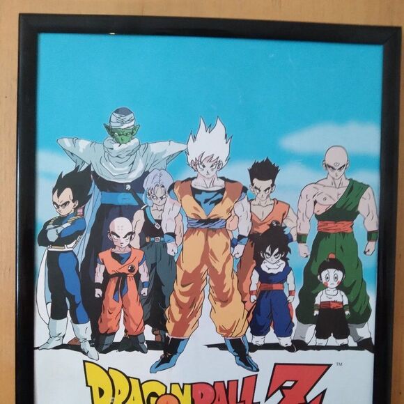 Vintage Dragon Ball Z Bird Studios Print Poster Framed 8x10 - Picture 2 of 5